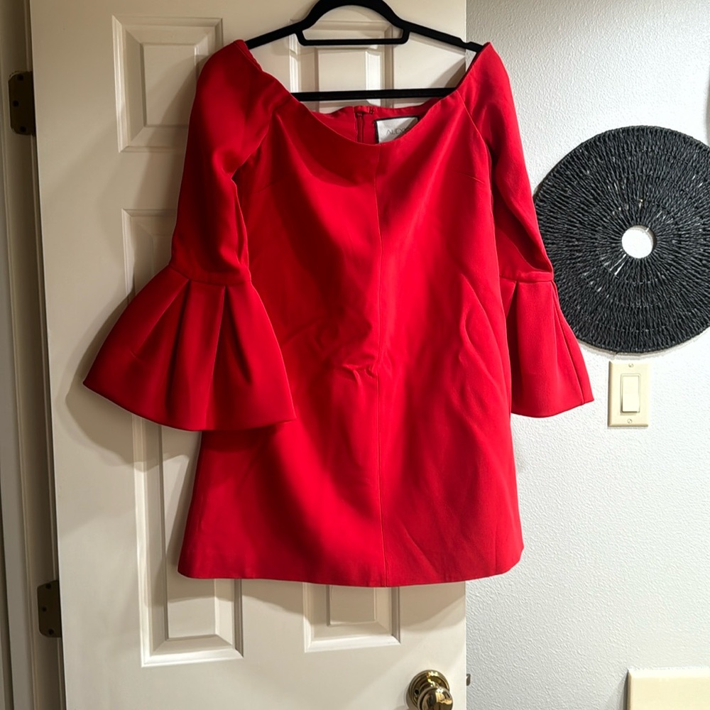 Alexis Red off the shoulder mini dress
